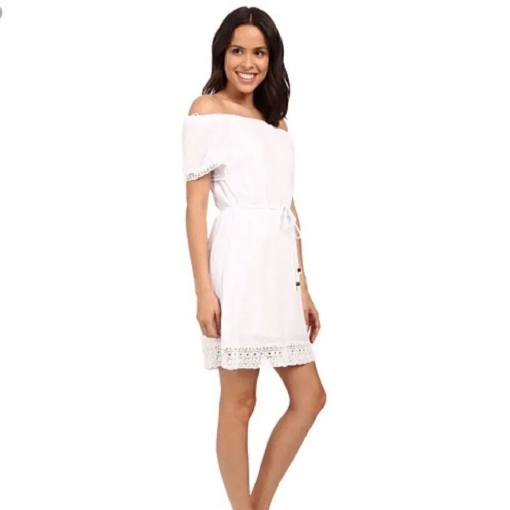 Michael Stars Light Pink Short Sleeve Double Gauze Cotton Mini Dress | SZ XS